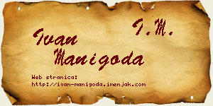 Ivan Manigoda vizit kartica